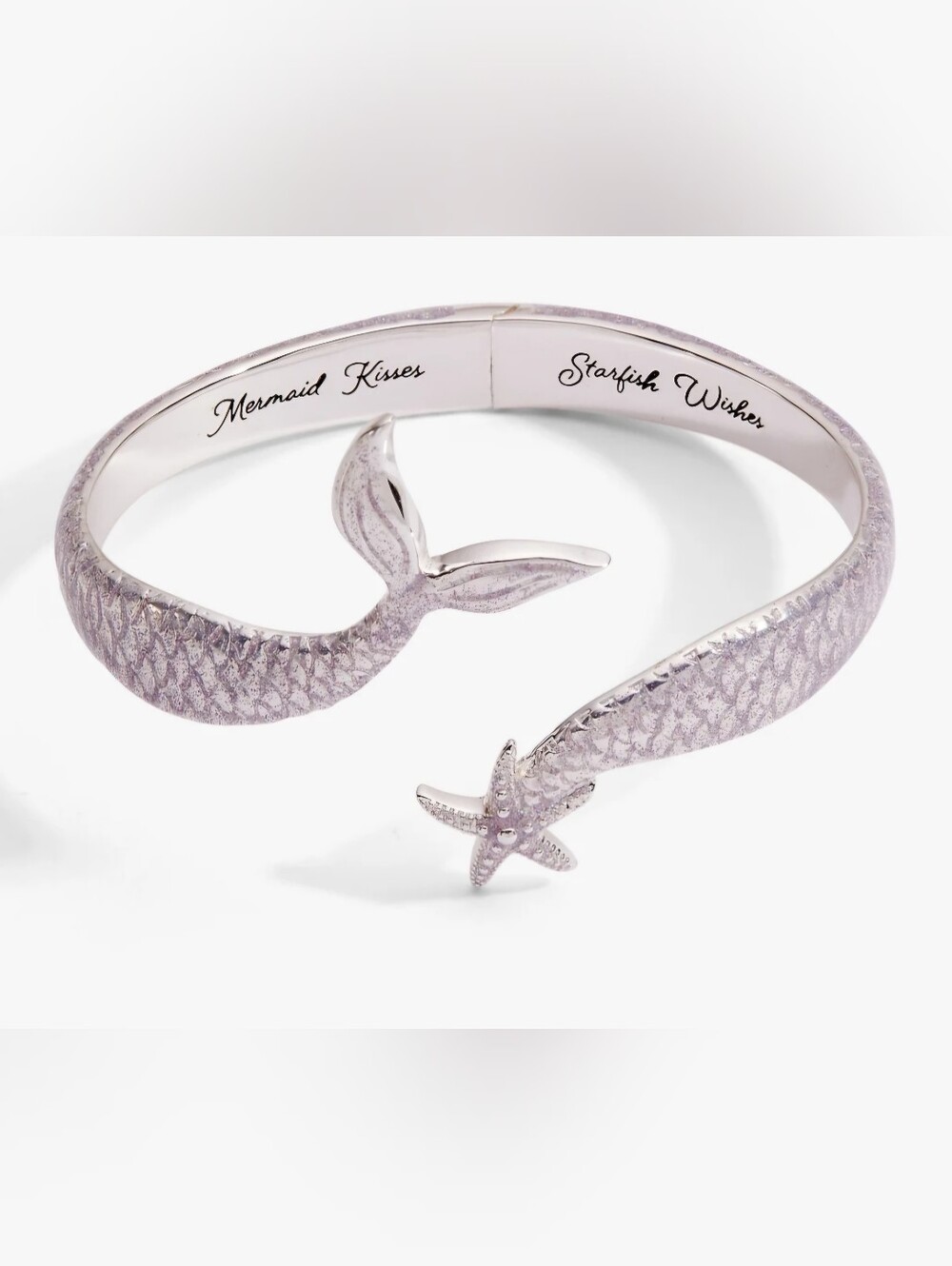 Alex and Ani Silver Mermaid Tail and Starfish Cuff
